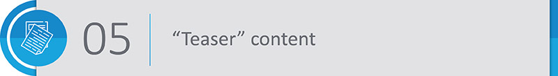 Find out more about using teaser content to get potential new members interested in signing up.